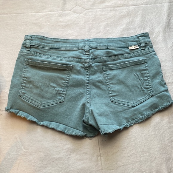 Billabong Lace up Blue Shorts - Picture 2 of 6
